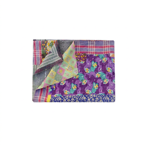 Muy fino Kantha Stitch Vintage algodón tela indio edredón - Product Image 1