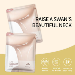 Masque pour le cou <span class=keywords><strong>BOTEX</strong></span> au lait de chèvre et à la nicotinamide, masque pour le visage et le menton en polypeptide V, soin de la peau, lifting, raffermissant, anti-rides - Product Image 2
