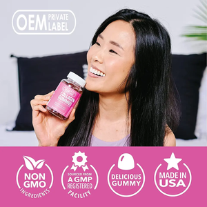 Soins de santé Marque privée Usine GMP Blanchiment de la peau Multivitamine Supplément de collagène Bonbons gommeux - Product Image 5
