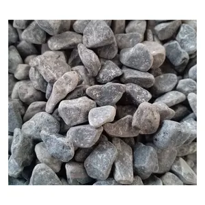 China Products DL-018 black color pebble gravel stone crushed stone