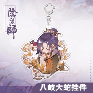 Llavero Acrílico de <span class=keywords><strong>Anime</strong></span> <span class=keywords><strong>Onmyoji</strong></span>, Figuras de Cosplay, Llavero Transparente, Amuleto Retro, Decoración para Bolsos, Coche y Hogar - Product Image 3