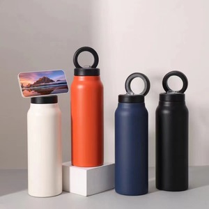 防漏24盎司Magsafe水瓶，带便携式磁性手机座手柄不锈钢绝缘水瓶 - Product Image 3