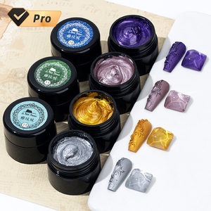 QSHY-pintura 3D para <span class=keywords><strong>uñas</strong></span>, escultura <span class=keywords><strong>de</strong></span> modelado <span class=keywords><strong>de</strong></span> Metal en relieve, <span class=keywords><strong>esmalte</strong></span> <span class=keywords><strong>de</strong></span> Gel a granel con logotipo personalizado UV LED - Product Image 6