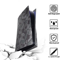 Coque de protection élégante KLFP001 pour console de jeu, version lecteur optique, en ABS camouflage