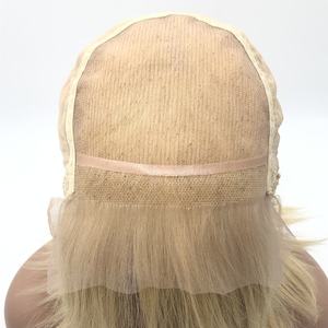 LONGFOR Perruque Lace <span class=keywords><strong>Blonde</strong></span> 100% Cheveux Humains Vierges <span class=keywords><strong>de</strong></span> Qualité Supérieure pour Femmes, Sans Colle, Qualité <span class=keywords><strong>Salon</strong></span> <span class=keywords><strong>de</strong></span> Beauté <span class=keywords><strong>de</strong></span> Luxe, Fournisseur <span class=keywords><strong>de</strong></span> Choix - Product Image 2