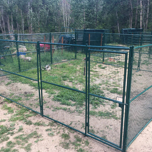 Panel de Alambre Soldado con Recubrimiento en Polvo Verde para Ganado, <span class=keywords><strong>Corral</strong></span> Portátil para Cabras, Ovejas y Perros - Product Image 1