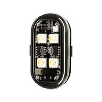 Feux de navigation à LED télécommandés sans fil pour avion, voiture, moto, drone Feux d'avertissement universels clignotants arc-en-ciel