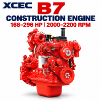 Moteur diesel Cummins d'origine 168-296 ch B7 6,7 L 6 cylindres en ligne turbocompressé refroidi par intercooler pour camions et excavateurs de moyenne taille