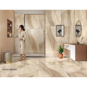 Azulejos de Porcelana Cerámica Esmaltada con Aspecto de Mármol Onyx Beige 800x1600mm para Piso y Pared 80x160cm - Product Image 2