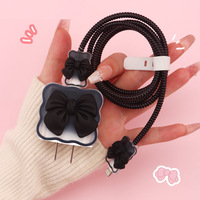 Câble de données, chargeur, étui de protection, rangement multifonctionnel, design mignon, adapté à Apple 20W, ensemble de plusieurs articles