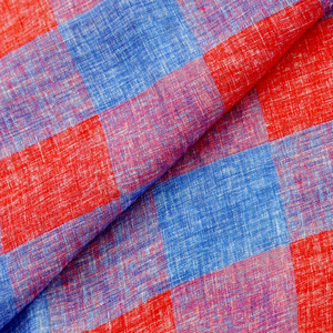 Tissu en <span class=keywords><strong>lin</strong></span> biologique uni pour homme, respirant, tissé, à carreaux, imprimé numériquement, pour chemise ou robe - Product Image 6