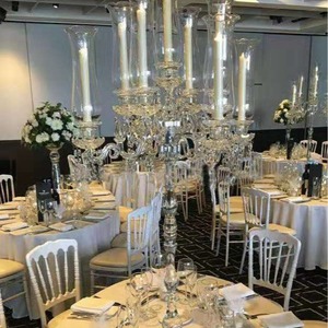 Luxury Wedding Tall Stand Crystal <b>Candle</b> Holder Table Decoration 9 Arms 13 Arms K9 Crystal Candelabra for Wedding - Product Image 4