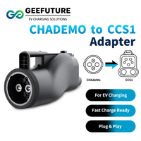 Adaptateur de chargeur de véhicule électrique GEEFUTURE, adaptateur de port de charge CHAdeMO vers CCS1 CCS 1 250A