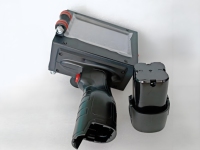 Nouvelle imprimante à jet d'encre automatique Tête d'impression Encre à solvant 600 DPI Fonction de numérisation Portable Garantie 1 an Étiquettes en plastique Tablette