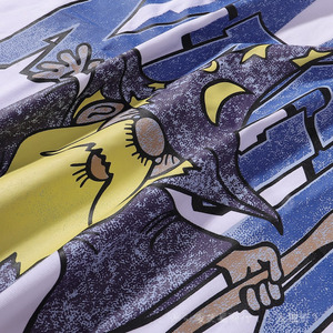 Trendiges Designer 100% Baumwolle Hip-Hop T-Shirt Streetwear Valley Shirt Logo Graffiti-Druck Kurzarm Herren Freizeit-T-Shirt - Product Image 6