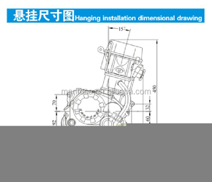 Moteur de moto CG200 pour moto 200CC, pièces détachées pour tricycle - Product Image 2