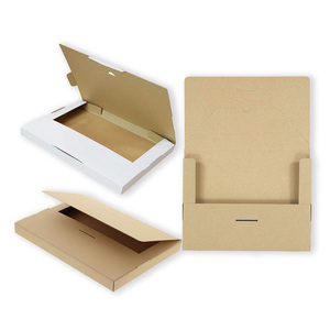 Caja de tarjetas de papel Kraft Vintage gruesa personalizada del fabricante, caja de postales para camisetas, juego de sobres, caja de sobres vacía con manga de tarjeta hueca - Product Image 3