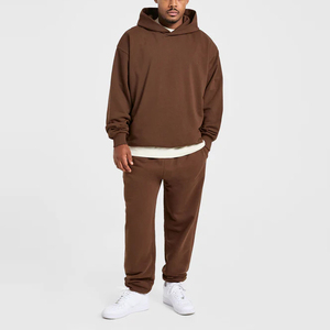 Sweat à capuche ample pour homme, style vintage, brodé, en molleton 100 % coton, épaules tombantes, personnalisable en gros (OEM) - Product Image 6