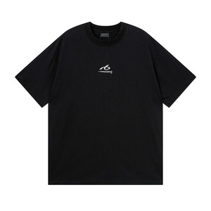 <span class=keywords><strong>B</strong></span> Brand 2026 Primavera/Estate Nuova Maglietta Semplice Retrò con Micro-Logo Riflettente e Scritta, Manica Corta, Girocollo, Unisex per Coppie - Product Image 2