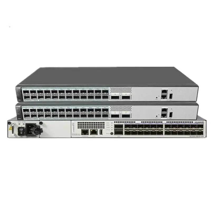 5855-48t4s2q-b Hw Netwerkschakelaar 48 * Ge Vermogen 4 * 10ge Sfp + 2 * 40ge Qsfp + 2 * Ac Voeding 3 * Ventilatorkast, Luchtinlaat Aan Bakboord