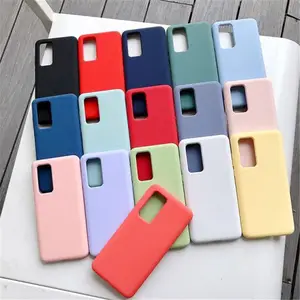 Liquid Silicone Case for Samsung Galaxy A32 A31 M51 A71 Skin Feel Silicone Mobile Phone Case for Samsung S21 Note 20 A41 M31s