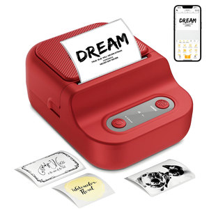 Sem fio Mini Recibo Térmico Ticket Pocket <span class=keywords><strong>Printer</strong></span> 58mm Impressora de Etiquetas Portátil para Android IOS Laptop - Product Image 3