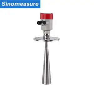 Non contact cement silo 120 ghz guided wave gauge radar river liquid water level meter indicator transmitter sensor for sale