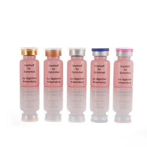 Flacon vide de 2ml 3ml 5ml 10ml 20ml d'huile essentielle personnalisée en <span class=keywords><strong>verre</strong></span> <span class=keywords><strong>rose</strong></span> ambré pour poudre lyophilisée - Product Image 1