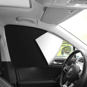 Car Sunshade Side <b>Window</b> <b>Shades</b> Titanium Silver Magnetic Full Blackout For Car <b>Window</b> Protection Summer Use - Product Image 1