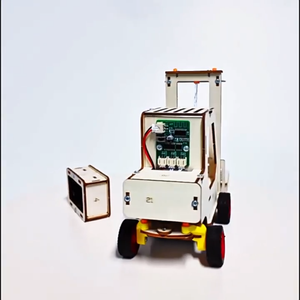ชุดประกอบรถยกไม้บังคับวิทยุ OKYN-Y2442 ชุด STEM DIY สำหรับการแข่งขันวิทยาศาสตร์นักเรียน - Product Image 3