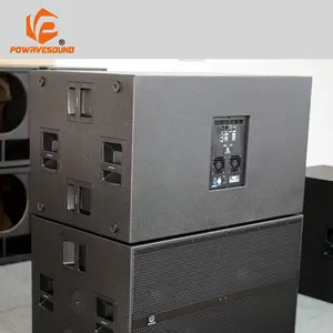 Dual 21 subwoofer outdoor sound system built in 4000W RMS big power amplifier module with digital audio processor