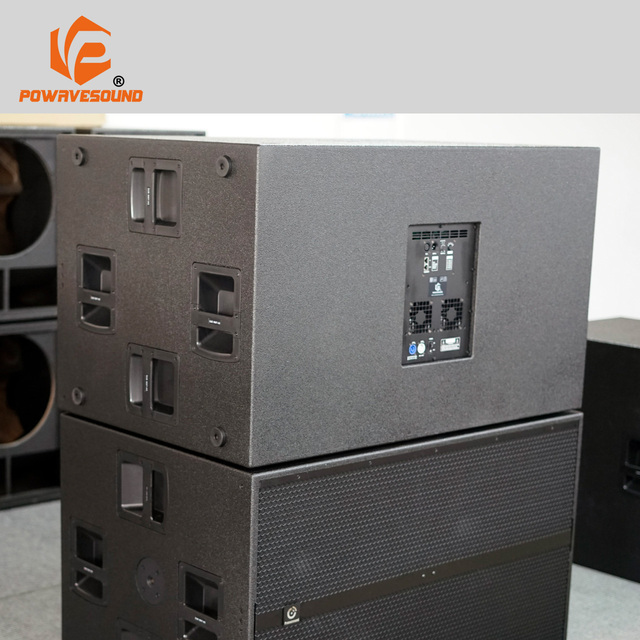 Dual 21 Subwoofer Outdoor Sound System Built in 4000W RMS Big Power Amplifier Module with Digital Audio Processor