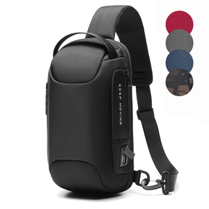 Fabrik heiße OEM benutzer definierte Männer reisen <span class=keywords><strong>Anti</strong></span>-Diebstahl Schulter koreanischen Stil Cross body wasserdichte Herren maßge schneiderte Schulter tasche - Product Image 4
