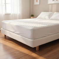 Protège-matelas matelassé en polyester de haute qualité, confortable et sain, anti-acariens, pour chambre à coucher
