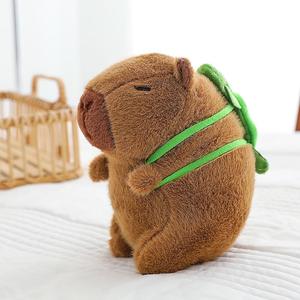 Capybara Pluche Knuffel, Afneembare, Aanpasbare Sleutelhanger, Tasbedel, Schooltasbedel, Dierenstijl - Product Image 4