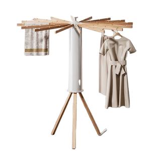 Zxm Octopus Drying Rack Floor to Floor Folding Balcony No Installation Octopus Drying Rack Indoor Household Invi Sible Clothes - Product Image 1