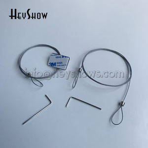 Heyshow bền ABS an ninh hiển thị chống trộm thép không gỉ Tether với kéo dây dây trong nhà/ngoài trời sử dụng - Product Image 2