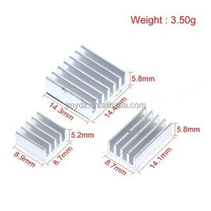 ฮีทซิงค์สีอะโนไดซ์สำหรับ Raspberry Pi 4B รุ่นที่ 4 พร้อมแผ่นกาวด้านหลังสำหรับระบายความร้อนเมนบอร์ดและไอซี - Product Image 2