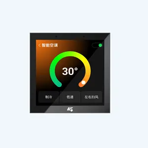 Android 4 "480x480 panneau intelligent pris en charge système de contrôle de chambre d'hôtel système de contrôle d'éclairage intelligent