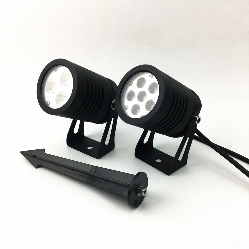 Outdoor Landscape IP65 LED Spike Light | 3500K Warm White Glow | DC24V Dimmable Aluminum for Patio Yard & Garden