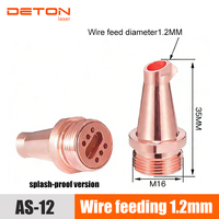 Buse de soudage laser portative DETON M16-AS-20, pointe de torche de soudeuse laser Ultra WeiYe