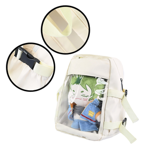 Nouveau design de sac ITA OEM sac à dos poupée peluche rose sac à dos transparent sac d'étudiant sac de poupée personnalisé sacs d'école <span class=keywords><strong>Tamagotchi</strong></span> - Product Image 3