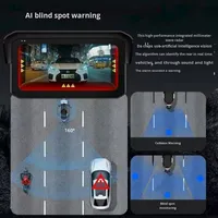 GPS Motor Navigator Dash Cam BSD Blind Spot Carplay Layar Terpisah Navigasi Deteksi Tekanan Ban Tahan Air 5 inci