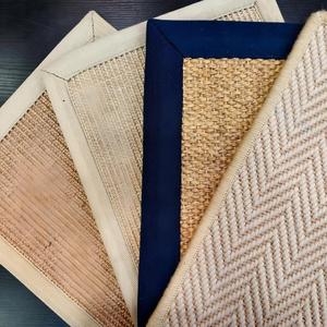 Tappeto in Sisal Intrecciato <span class=keywords><strong>a</strong></span> Spina di Pesce per Interni, con Bordo Autoaderente in Fibra Naturale, Personalizzabile con Logo OEM, Vendita Calda - Product Image 4