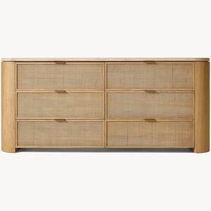 Роскошная современная мебель для спальни с 6 ящиками Деревянный Комод для спальни - Product Image 6