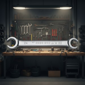 Clé à molette 256 N, double extrémité ouverte, 24-22 mm, pour réparation mécanique - Product Image 3