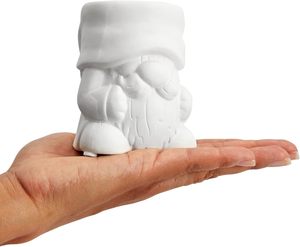 Plantadores de gnomos de jardín de cerámica pintables con creaciones brillantes - Product Image 4