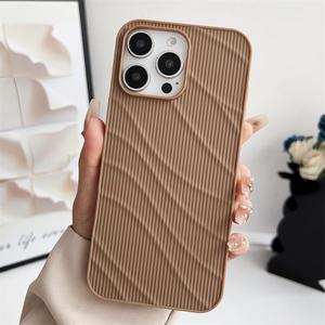 Rắn Màu Da Phổ Biến Điện Thoại Di Động Trường Hợp Phụ Kiện Cover Quay Lại Cho <span class=keywords><strong>iPhone</strong></span> 12 13 14 15 16 Pro Max - Product Image 1