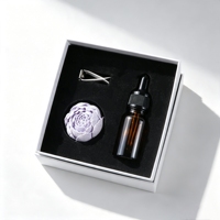 Diffuseur d'arômes en céramique violette pour grille d'aération de voiture, pierre parfumée, huile essentielle, désodorisant, décoration d'intérieur