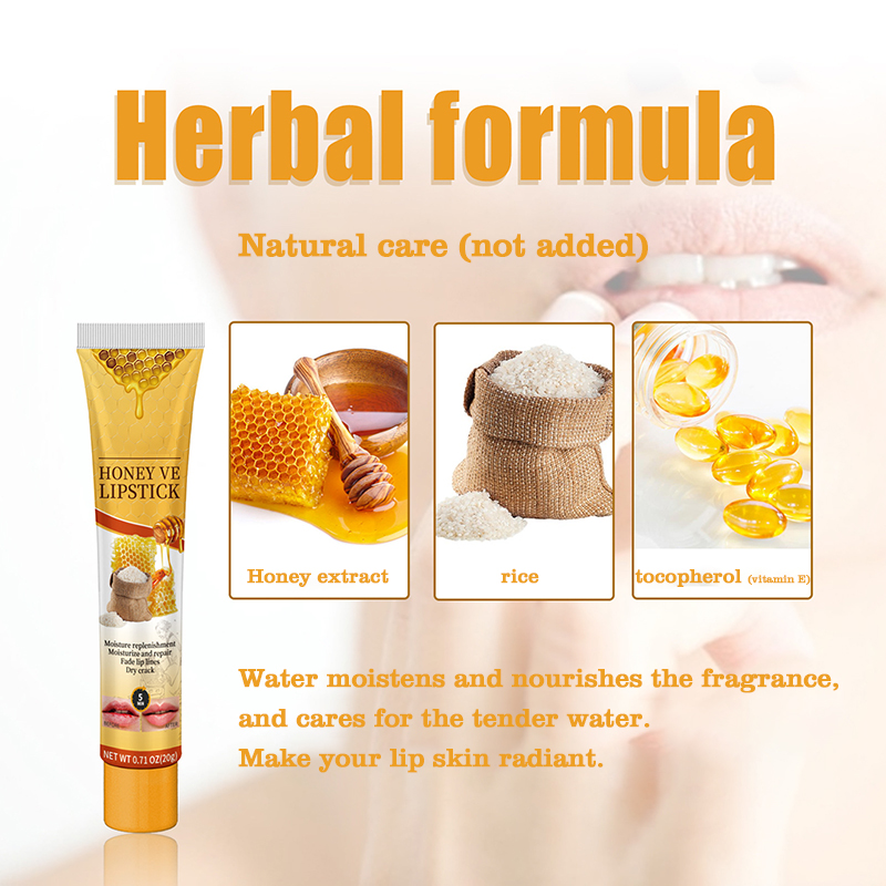 custom propolis lip care balm moisturizing anti-chapped lip mask chapstick tubes honey lip balm